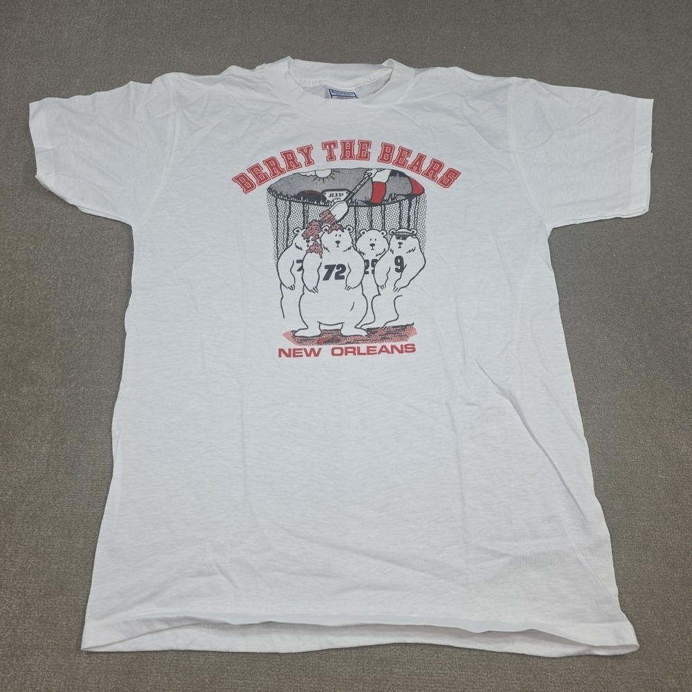 Vintage Super Bowl Berry the Bears Parody‎ Tshirt  New Orleans L Women's